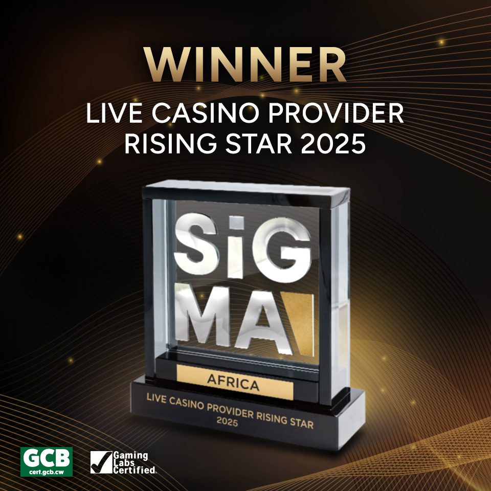 SiGMA Africa Awards 2025 တွင် "Live Casino Provider Rising Star"