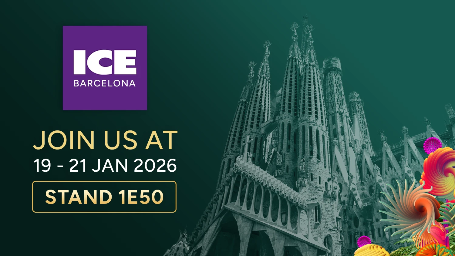 พบกับเราได้ที่งาน ICE Barcelona 2026